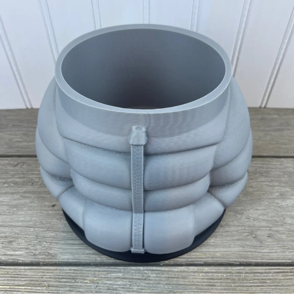Quirky Puffy Jacket Planter Pot, Inflated Jacket Flower Pot, Indoor planter